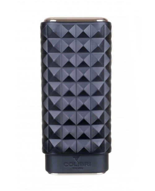 Чехол сигарный Colibri Quasar, телячья кожа и кедр, Черный