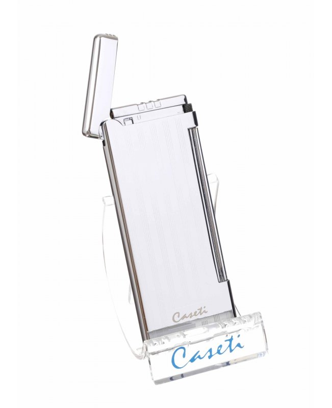Зажигалка Caseti, кремниевая, супертонкая, хром