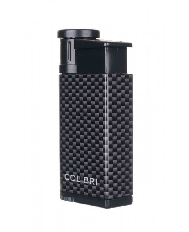 Зажигалка сигарная Colibri Evo, черный карбон