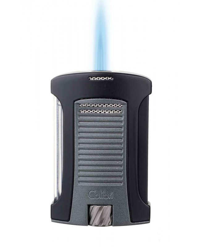 Зажигалка сигарная Colibri Daytona, черно-серая