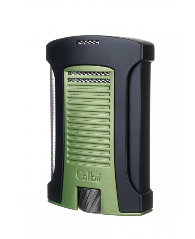 Зажигалка сигарная Colibri Daytona, черно-зеленая