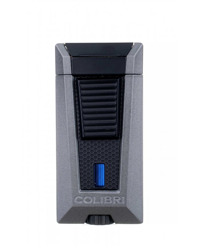 Зажигалка сигарная Colibri Stealth (тройное пламя), антрацит
