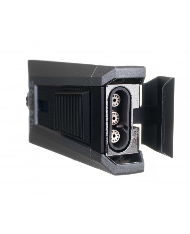 Зажигалка сигарная Colibri Stealth (тройное пламя), антрацит