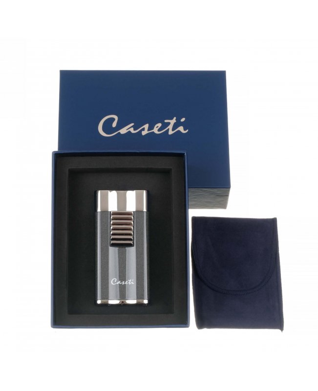 Зажигалка Caseti сигарная, турбо, антрацит