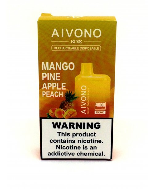 Одноразовая ЭС с подзарядкой Aivono 4000 Mango Pinapple Peach