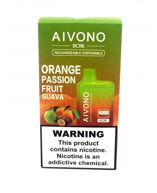 Одноразовая ЭС с подзарядкой Aivono 4000 Orange Passion Fruit Gu