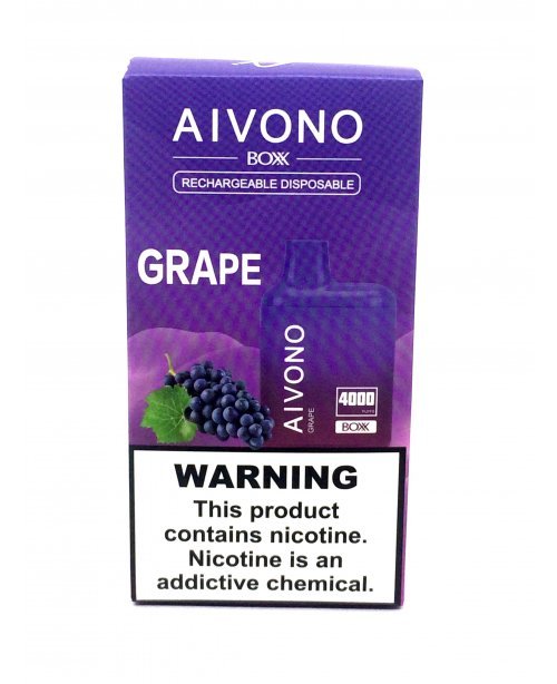 Одноразовая ЭС с подзарядкой Aivono 4000 Grape