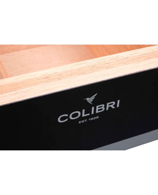 Хьюмидор Colibri Rally на 100 сигар, Алюминий и черный лак