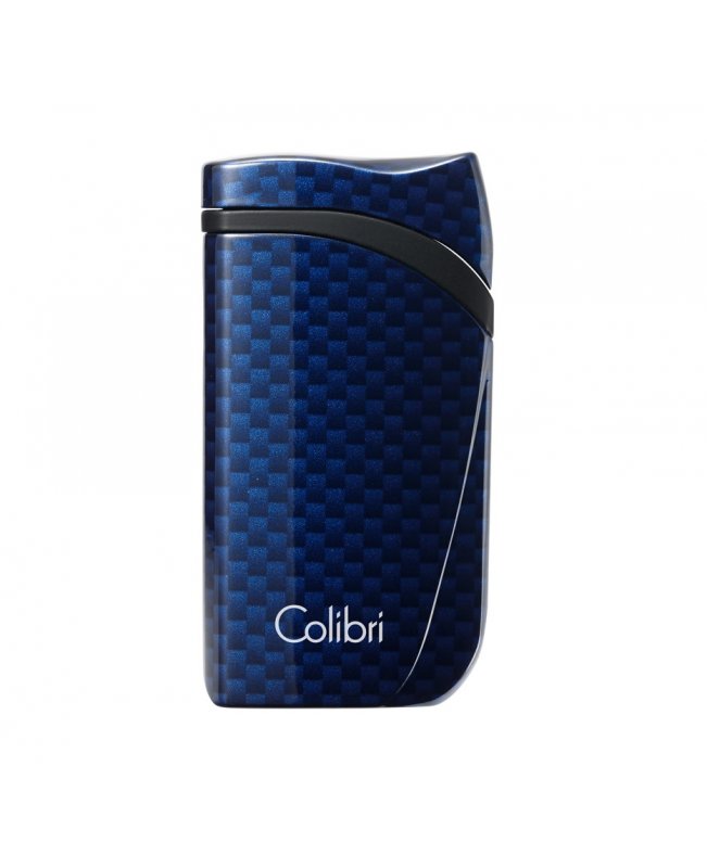 Зажигалка сигарная Colibri Falcon, синий карбон