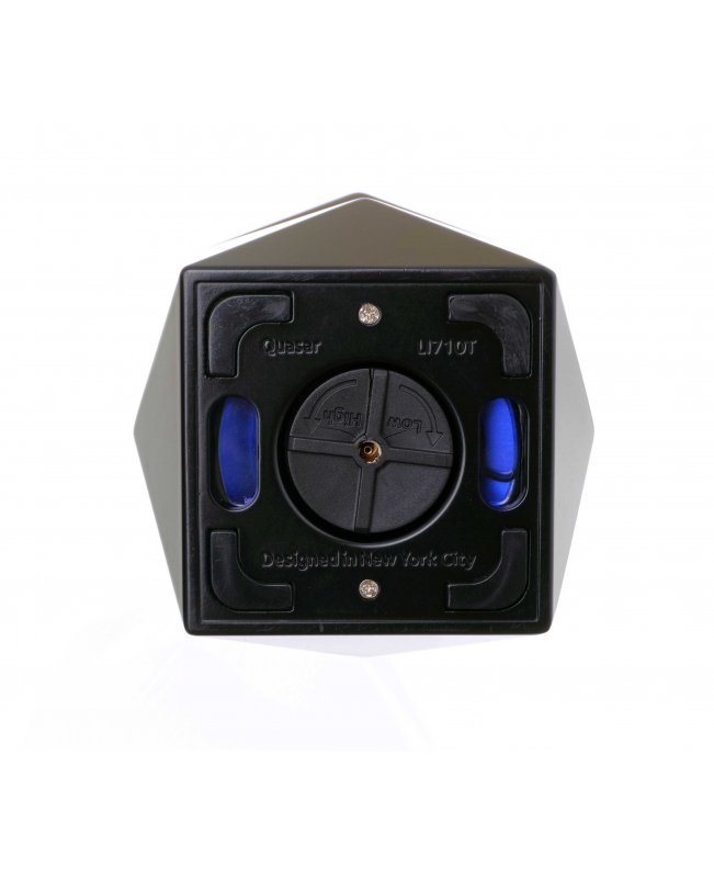 Зажигалка настольная Colibri Quasar, тройное турбопламя, Черный лак