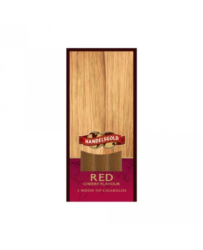 Handelsgold Wood Tip-Cigarillos Cherry Red