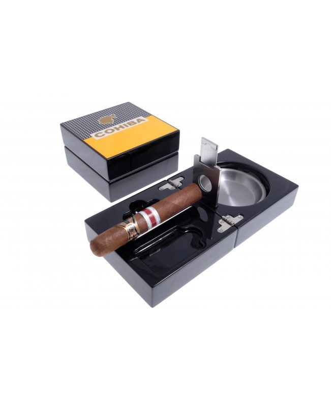 Пепельница сигарная Tom River с набором, Cohiba