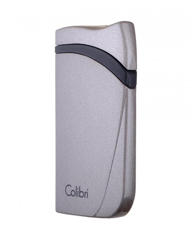 Зажигалка сигарная Colibri Falcon, серый металлик