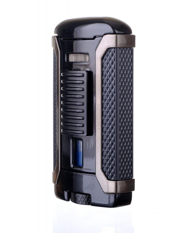 Зажигалка сигарная Colibri Apex, черный металлик