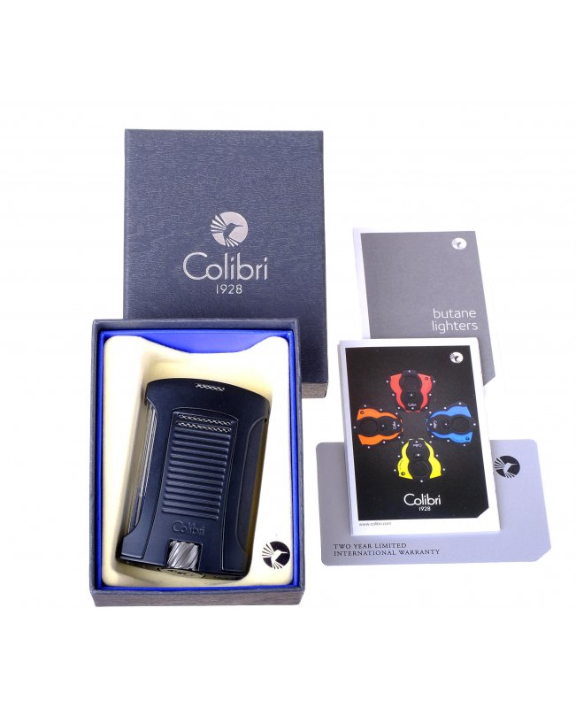 Зажигалка сигарная Colibri Daytona, черный металлик